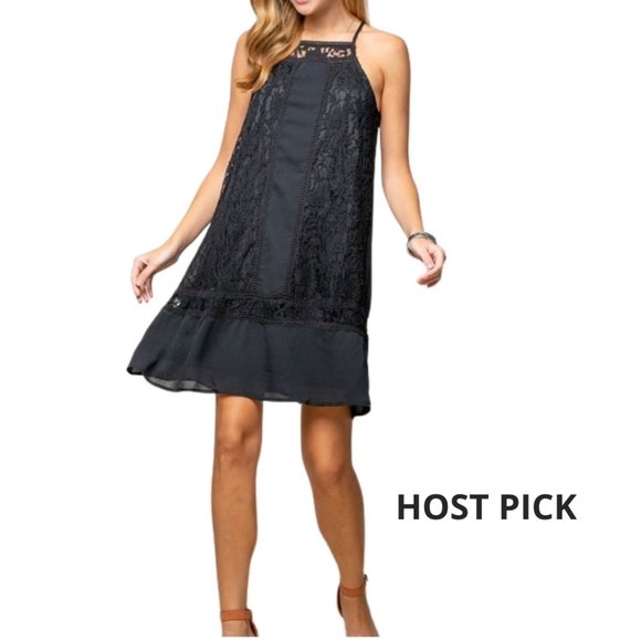 Dress LACE HIGH NECK - Small - Picture 2 of 5